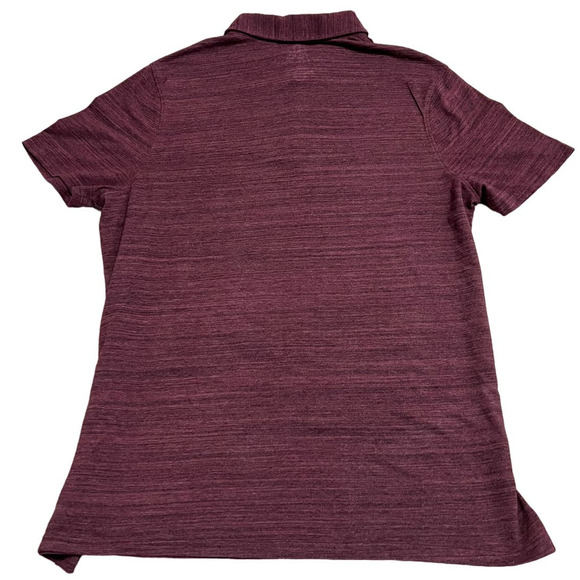 Rock & Republic Burgundy Short Sleeve Three Button Performance Polo, Size XXL - Picture 2 of 3